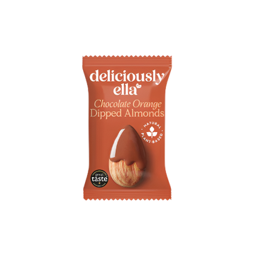 Deliciously Ella Chocolate Orange Dipped Almonds (27g) – Vegan & Gluten-Free